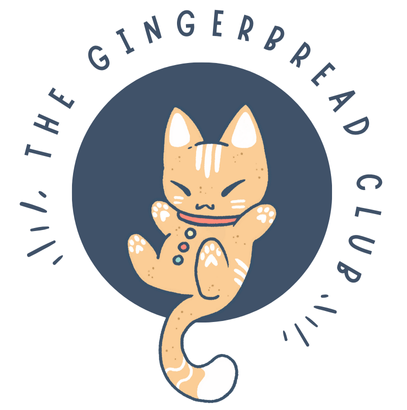 The Gingerbread Club Logo - A cute cat